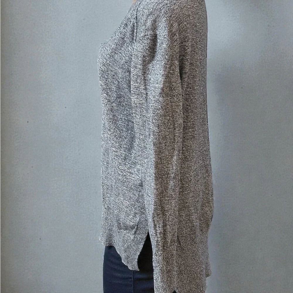 Banana Republic Gray V-Neck Sweater
